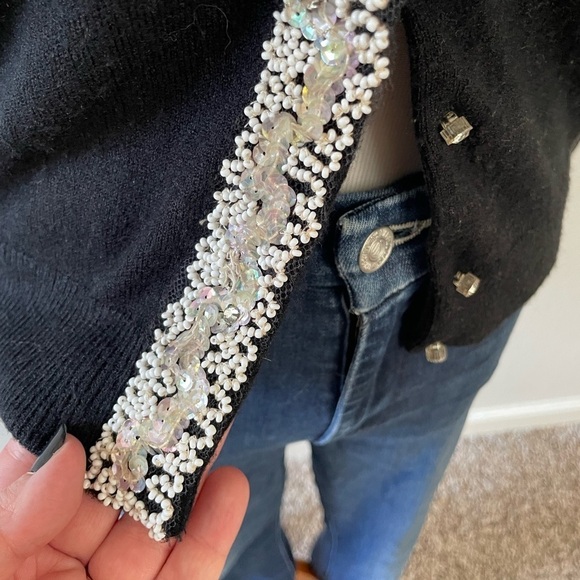 1960’s American Vintage Beaded Cardigan - Picture 8 of 13